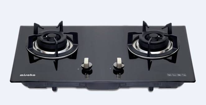 (image for) Misoko MS-703(TG) Built-in Double-Burner Gas Hob (Town Gas)