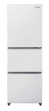 (image for) Panasonic NR-C290GH-W3 313L 3-door Refrigerator (Glass White)