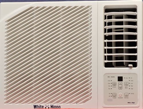 (image for) White Hippo HIP07HK 3/4HP Window Air Conditioner (Inverter Cooling)