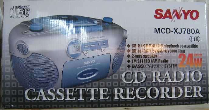 (image for) 三洋 MCD-XJ780A CD 手提音響 - 點擊圖片關閉視窗