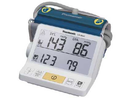 (image for) Panasonic EW-BU42W Upper Arm Blood Pressure Meter - Click Image to Close