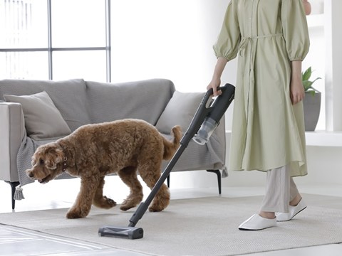 (image for) Panasonic MC-SB85K Tangle-Free Slim Stick Type Cordless Vacuum Cleaner - Click Image to Close