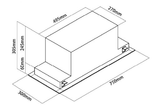 (image for) Garwoods HT-2750G 30" Cabinet-embedded Rangehood