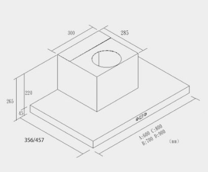 (image for) German Pool RHS-7428 28" Chimney-type SMART SENSE Rangehood (Gesture Control, Thermal Activation, Heated Self Cleaning)