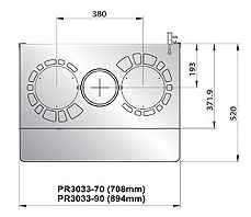 (image for) Pacific PR-3033-W70 28-inch Cookerhood (White) - Click Image to Close