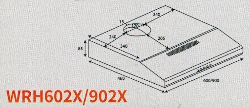 (image for) White-Westinghouse WRH602X 24-inch Slim Cookerhood