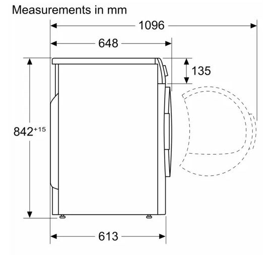 (image for) Siemens WP40A2X0HK 9kg Condensation Dryer - Click Image to Close