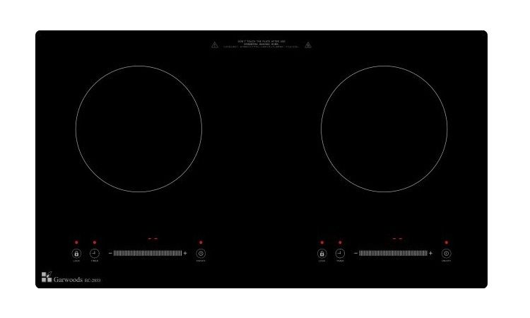 (image for) Garwoods EC-2933 2800W Built-in Twin-hob Induction Cooker