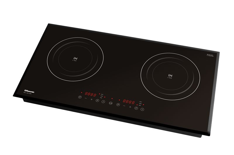 (image for) Rasonic RIC-S211DN 2800W Double-Burner Built-in Induction Cooker