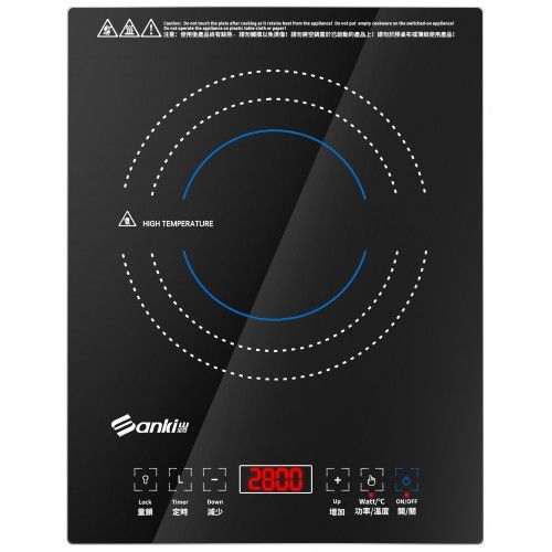 (image for) Sanki SK-2800W 2800W Built-in Single-burner Induction Cooker