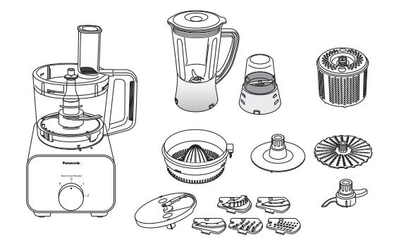 (image for) 樂聲 MK-F500 食物處理器 - 點擊圖片關閉視窗