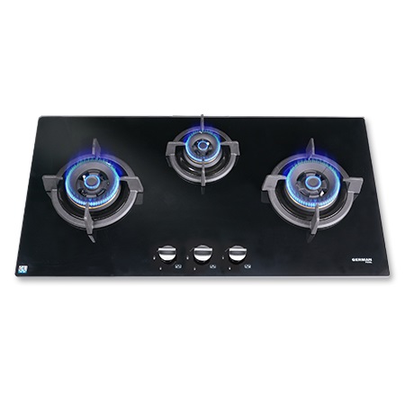 (image for) German Pool GP13-3 3-Burner Gas Hob (TownGas or LP Gas)