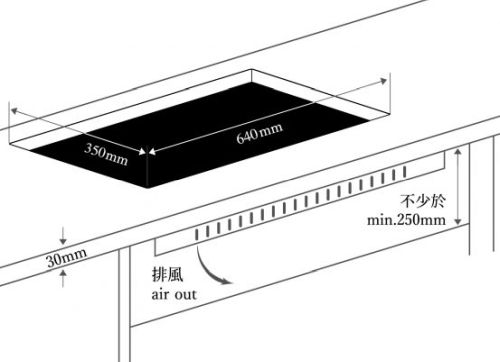 (image for) 星暉 LJ-8338 嵌入式雙頭煮食爐 (石油氣)