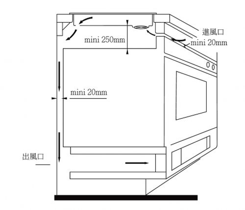 (image for) Lighting LJ-8338 Built-in Twin Burner Gas Hob (LP Gas)