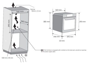 (image for) ROSIERES RFZP9976PNI 70L Built-in Oven