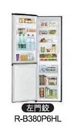 (image for) Hitachi R-B380P6HL 320-Litre 2-Door Refrigerator (Left-hinge) - Click Image to Close