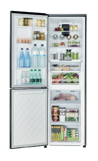 (image for) Hitachi R-BX380PH9L 312-Litre 2-Door Refrigerator (Left hinge door / Bottom Freezer)