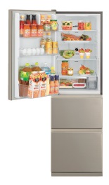 (image for) Hitachi R-S32KPHL 315-Litre 3-Door Refrigerator (Left Hinge)