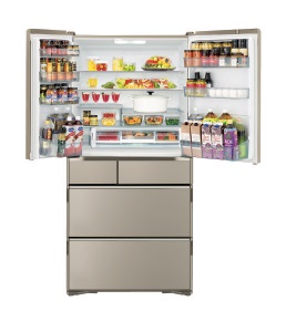 (image for) Hitachi R-WXC740RH 735-Litre 6-Door Refrigerator