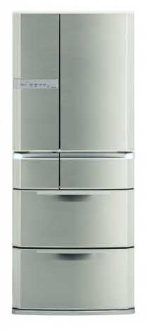 (image for) Mitsubishi MR-E62S 620-Litre 6-Door Refrigerator - Click Image to Close