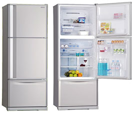 (image for) Mitsubishi MR-V50U 412-Litre 3-Door Refrigerator