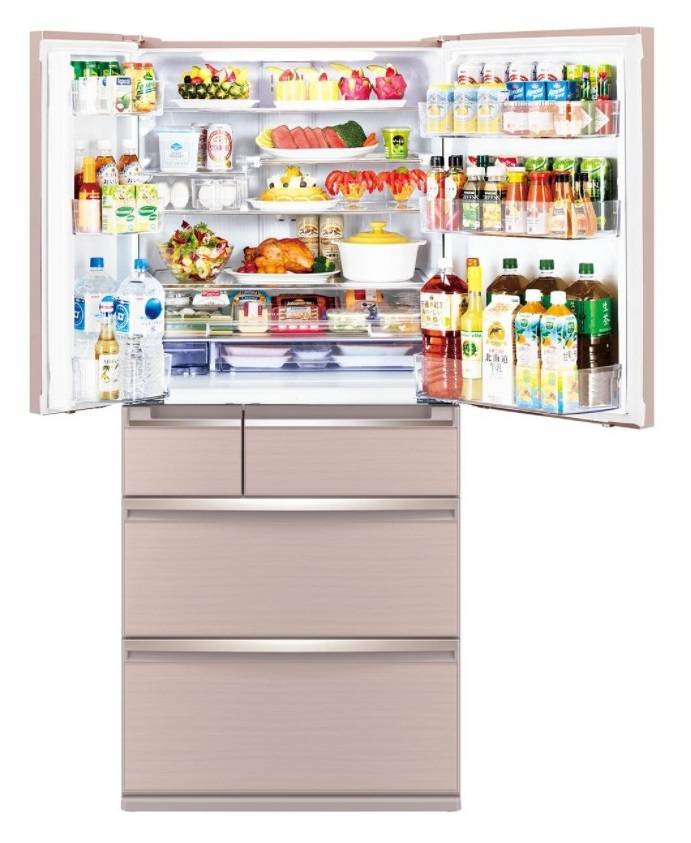 (image for) Mitsubishi MR-WX70C 743L 6-door Refrigerator