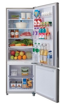 (image for) Panasonic NR-BT269PS 263L ECONAVI 2-door Refrigerator (Stainless Steel Color)