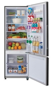 (image for) Panasonic NR-BT269RK 263L ECONAVI 2-door Refrigerator (Metallic Dark Gray color)