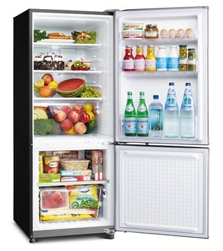 (image for) Panasonic NR-BT269RK 263L ECONAVI 2-door Refrigerator (Metallic Dark Gray color) - Click Image to Close