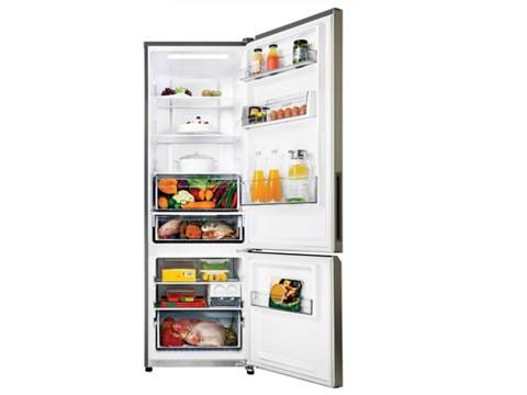 (image for) Panasonic NR-BV360Q 358L ECONAVI 2-door Refrigerator (Silver) - Click Image to Close