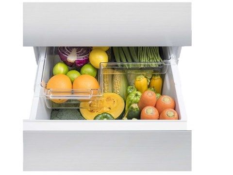 (image for) Panasonic NR-C290GH-W3 313L 3-door Refrigerator (Glass White)