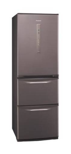 (image for) Panasonic NR-C370EH-T3 398-Litre ECONAVI 3-Door Refrigerator