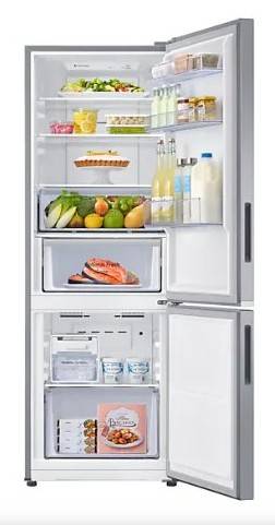 (image for) Samsung RB30N4050S8/SH 290-Litre 2-Door Refrigerator (Silver / Bottom Freezer)