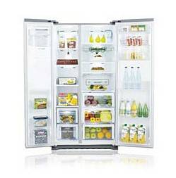(image for) Samsung RS61681GDSR/SH 620L Side-by-Side Refrigerator - Click Image to Close