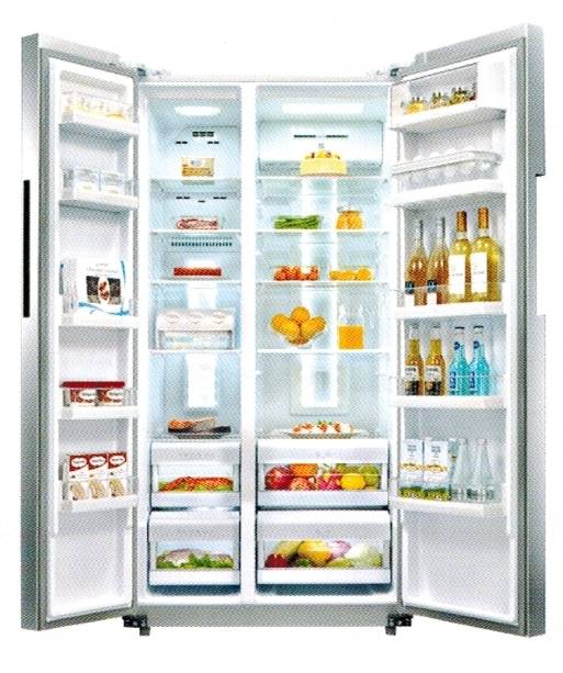 (image for) Whirlpool WSX6220HTI 570-Litre Side by Side Door Refrigerator - Click Image to Close