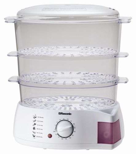 (image for) Rasonic RFS-JP3 Triple-tier Food Steamer