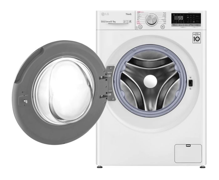 (image for) LG F-C1208V4W 8kg(Wash)/5kg(Dry) 1200rpm AI Combo Washer Dryer (TurboWash™)