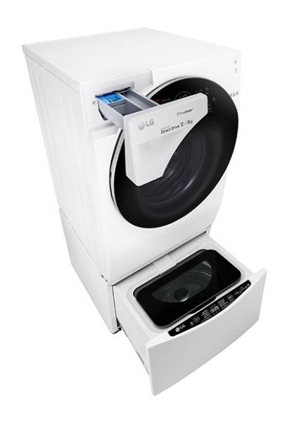 (image for) LG TWINWASH-G 12kg 1600rpm 4-in-1 TrueSteam Washer-Dryer - Click Image to Close