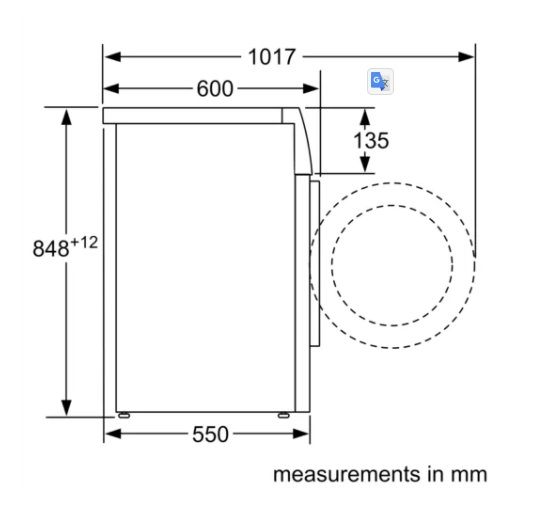 (image for) 西門子 WM12N270HK 七公斤 1200轉 前置式 洗衣機