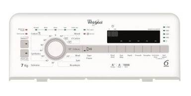 (image for) Whirlpool TDLR70110 7kg 1000rpm Top-Loading Washer - Click Image to Close