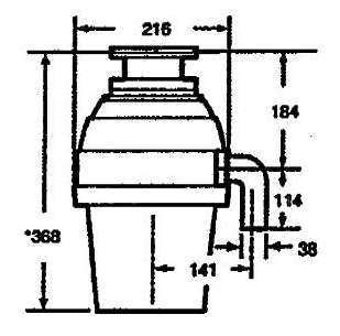 (image for) White-Westinghouse WXCB75GFCWA 3/4HP Waste Disposer