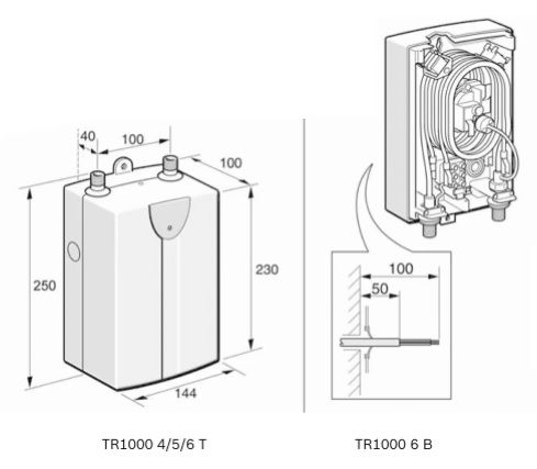 (image for) Bosch RDH06101 6kW Kitchen Instant Water Heater (Below-Sink) - Click Image to Close