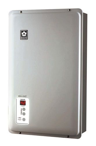 (image for) Sakura H100RF 10L/min Back flue Gas Water Heater (Silver/LP Gas) - Click Image to Close