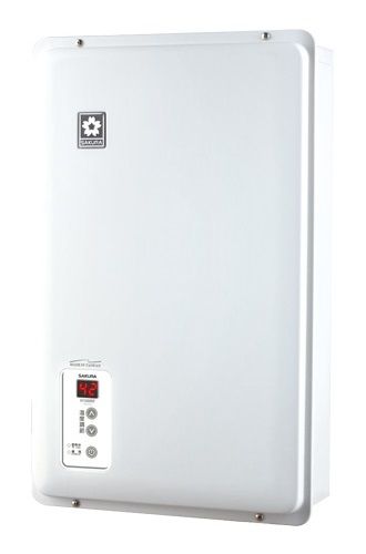 Sakura H100TF 10L/min Top flue Gas Water Heater (White)