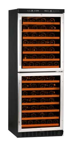 (image for) White-Westinghouse WC108DEX 108-Bottle Dual Zone Wine Cellar - Click Image to Close