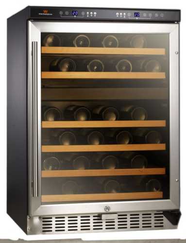 (image for) White-Westinghouse WC46DEX 46-Bottle Dual Zone Wine Cellar - Click Image to Close